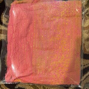 Pink and Gold Fabric